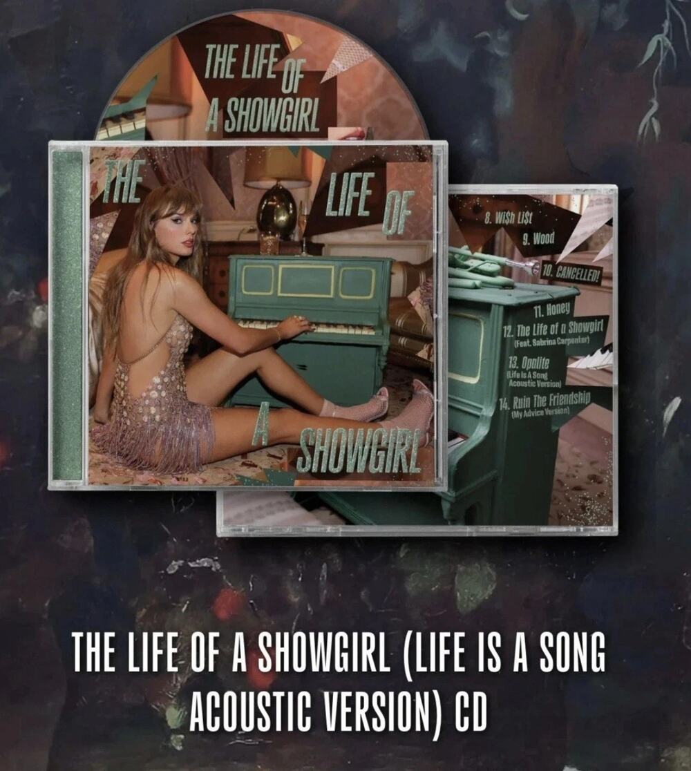 The Life of a Showgirl • Life is a Song Acoustic Version 💿 CD Includes: Opalite